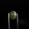 CH24060901 - 1.31ct Round Yellowish Green Cats Eye 2