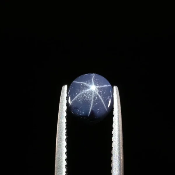 SP24060902 - 1.51ct Round Bluish Purple Star Spinel