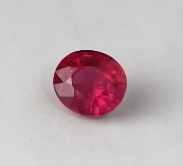 RB24101301 - 1.29ct Round Blood Red Ruby