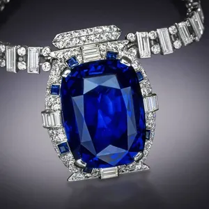 Guide to Blue Sapphire: History, Properties, and Investment The Bismarck Sapphire Necklace