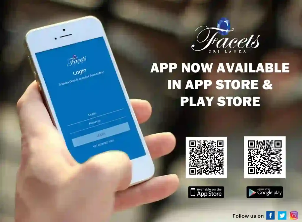 FACETS Sri Lanka International Gem & Jewellery Show 8 Facets app launch