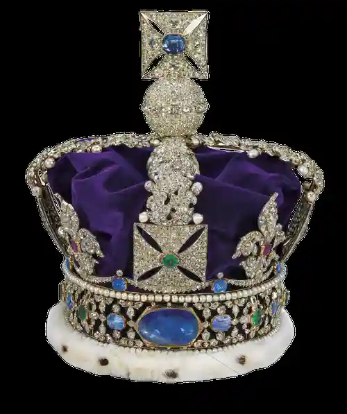 The Stuart Sapphire on the Crowns of British Monarchs